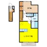 D’Grance南塚 1LDKの間取り