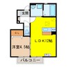 G－room飯柄 1LDKの間取り
