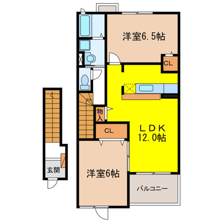 間取図 メゾン・ド・ソレイユ