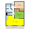 シャリテG.S 2LDKの間取り