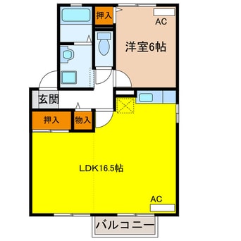 間取図 セジュール円城寺