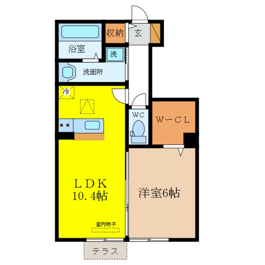 間取図 レセンテさくら