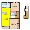 バルブ　ブランシュ　Ⅰ 2LDKの間取り