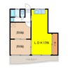ラヴィエール笠松 2LDKの間取り