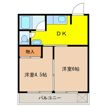 間取図 パストラルハイツ岐阜羽島