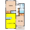 コミーテ大仏町 2LDKの間取り