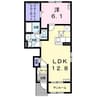 グランド　ロディーⅠ 1LDKの間取り