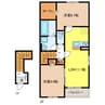ロスペロスⅠ 2LDKの間取り