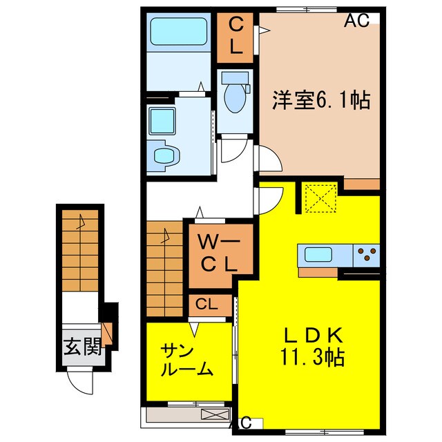 間取り図 ロスペロスⅡ