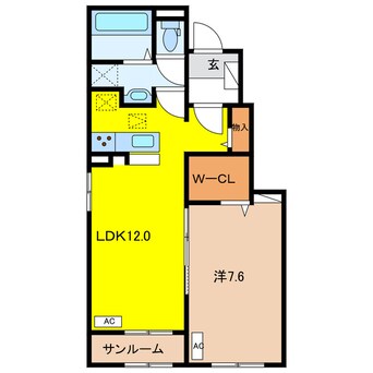 間取図 センシア七条　北