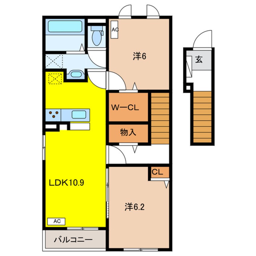 間取図 センシア七条　北