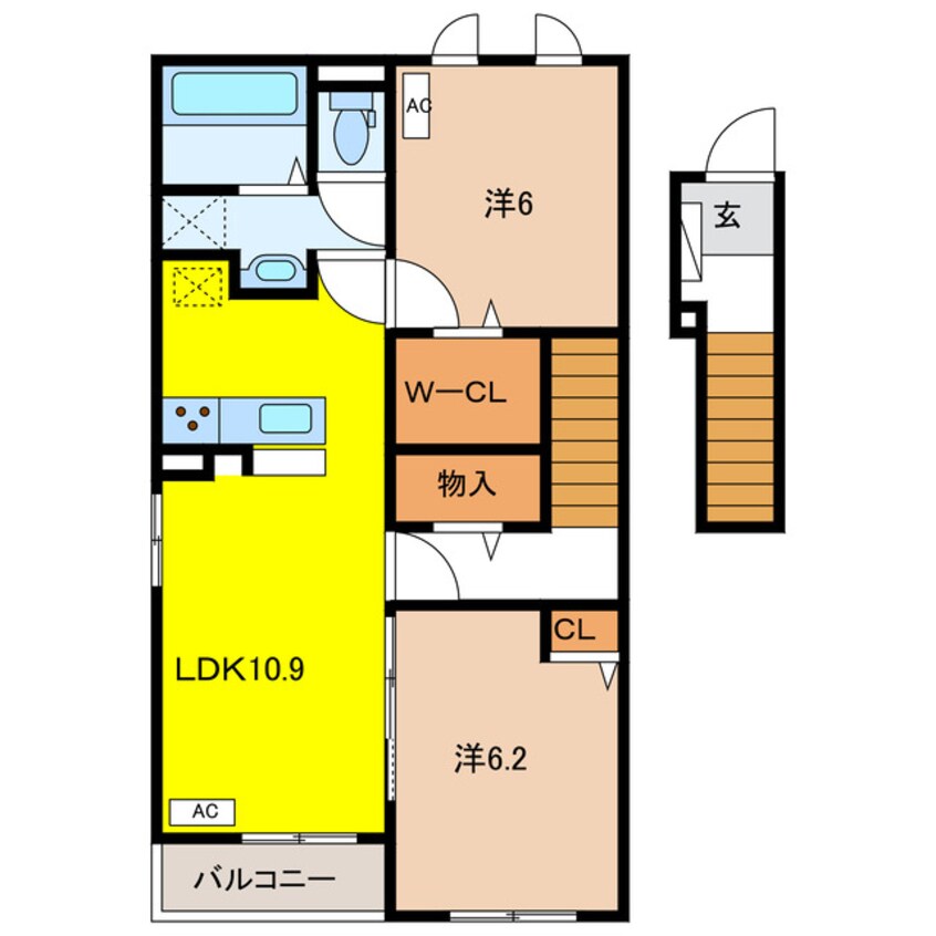 間取図 センシア七条　南