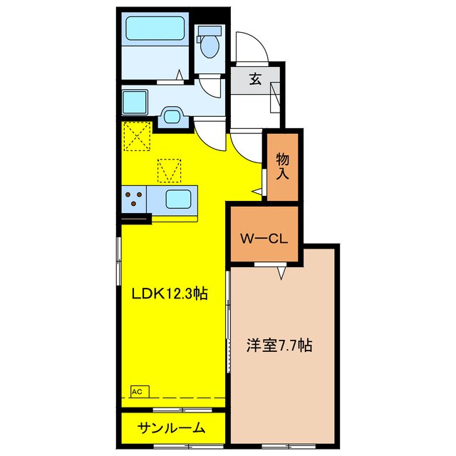 間取り図 グロリアス丸野
