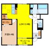 グラース 1LDKの間取り