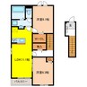 レジェンド 2LDKの間取り