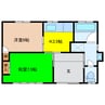 山本アパート 2Kの間取り