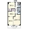 ロイヤル芝原北館 3LDKの間取り