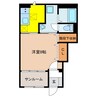 グリーンガーデン 1Kの間取り