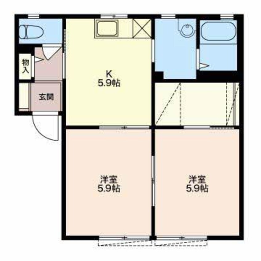 間取図 カーサジュネス