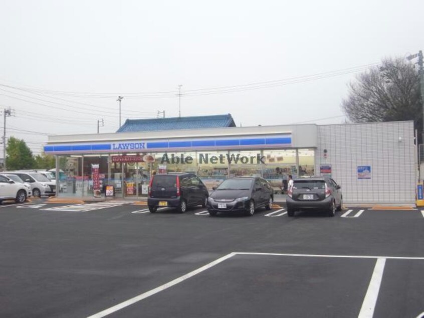 ローソン羽島竹鼻町店(コンビニ)まで368m カーサジュネス