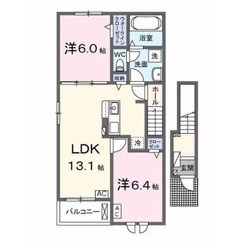 間取図 ネオ岐南Ｂ