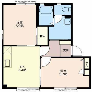 間取り図 コスモハイツA