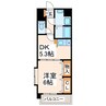 サンヒルズ 1DKの間取り