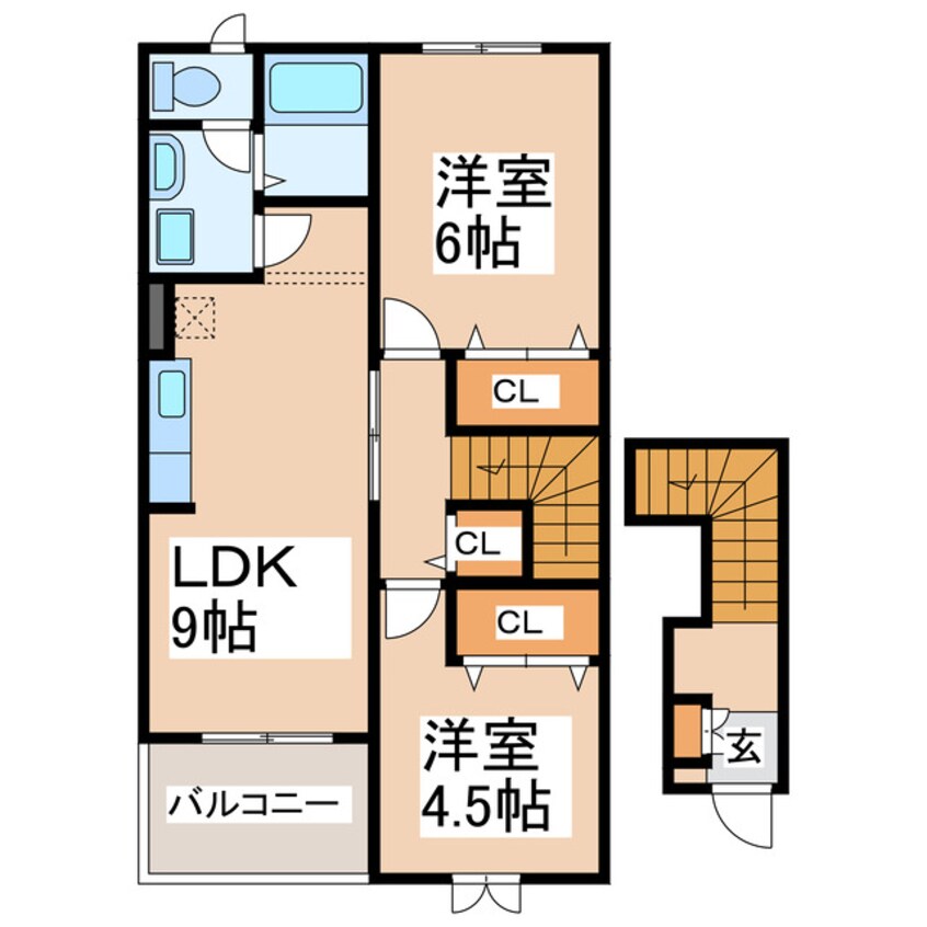 間取図 ル・ソレイユⅠ・Ⅱ・Ⅲ