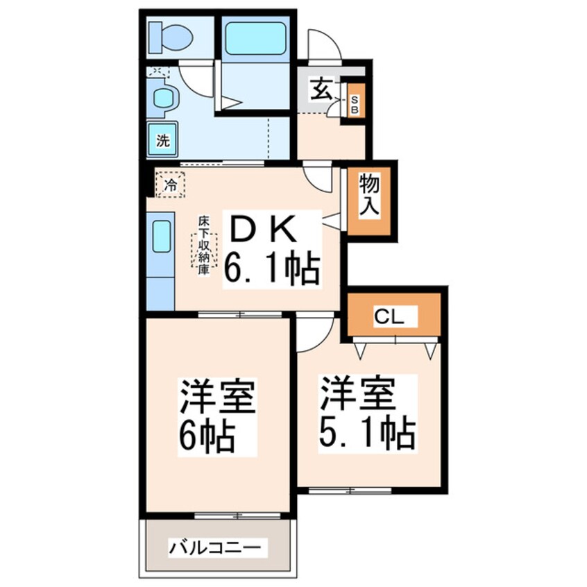 間取図 ラッフィナート　モーデ