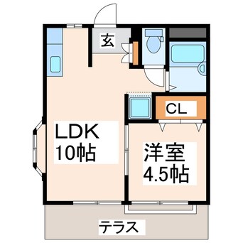 間取図 神山ハイツⅤ