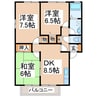 ヒロハイツ 3DKの間取り