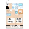 グッドラック五番館　α 1LDKの間取り