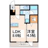 グッドラック五番館　α 1LDKの間取り