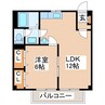 産交バス（熊本市）/片彦瀬 徒歩3分 1階 築31年 1LDKの間取り