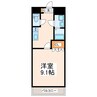 ルーエンハイム 1Kの間取り