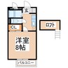 サンシャインハイツ 1Kの間取り