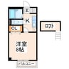サンシャインハイツ 1Kの間取り