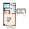 サンシャインハイツ 1Kの間取り