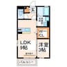 グランモア津久礼 1LDKの間取り