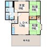 チアフルエステート 3LDKの間取り