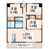 SQUARE菊陽 3LDKの間取り