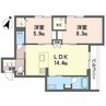 豊肥本線<阿蘇高原線>/武蔵塚駅 徒歩37分 1階 1年未満 2LDKの間取り