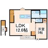 ホワイトステージSUYA 1LDKの間取り