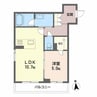 ヴェルメゾン須屋 1LDKの間取り