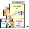 ソラーナⅡ 1LDKの間取り