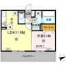 リバーサイド竜田口駅前 1LDKの間取り