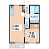 セジュールサティ 1LDKの間取り