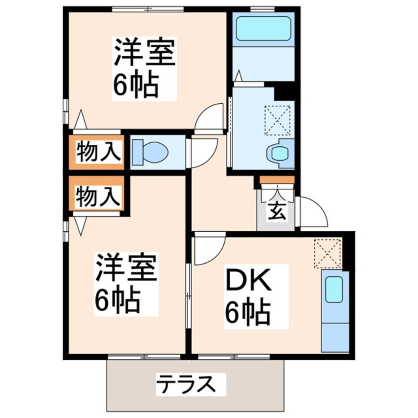 間取図 プレミール乙姫