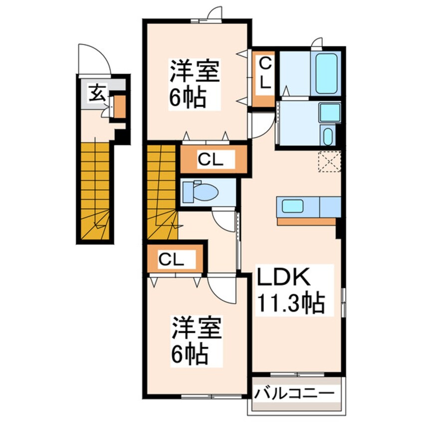 間取図 ニューアラモード　A・B・C・D