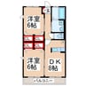 カルテット 2DKの間取り